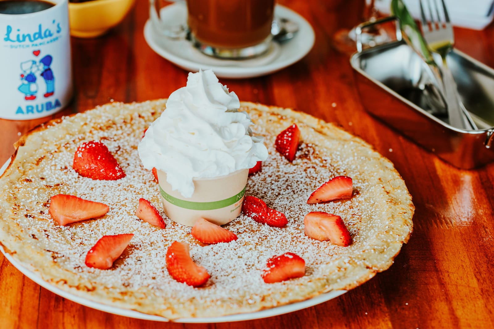Strawberry Dutch pancake