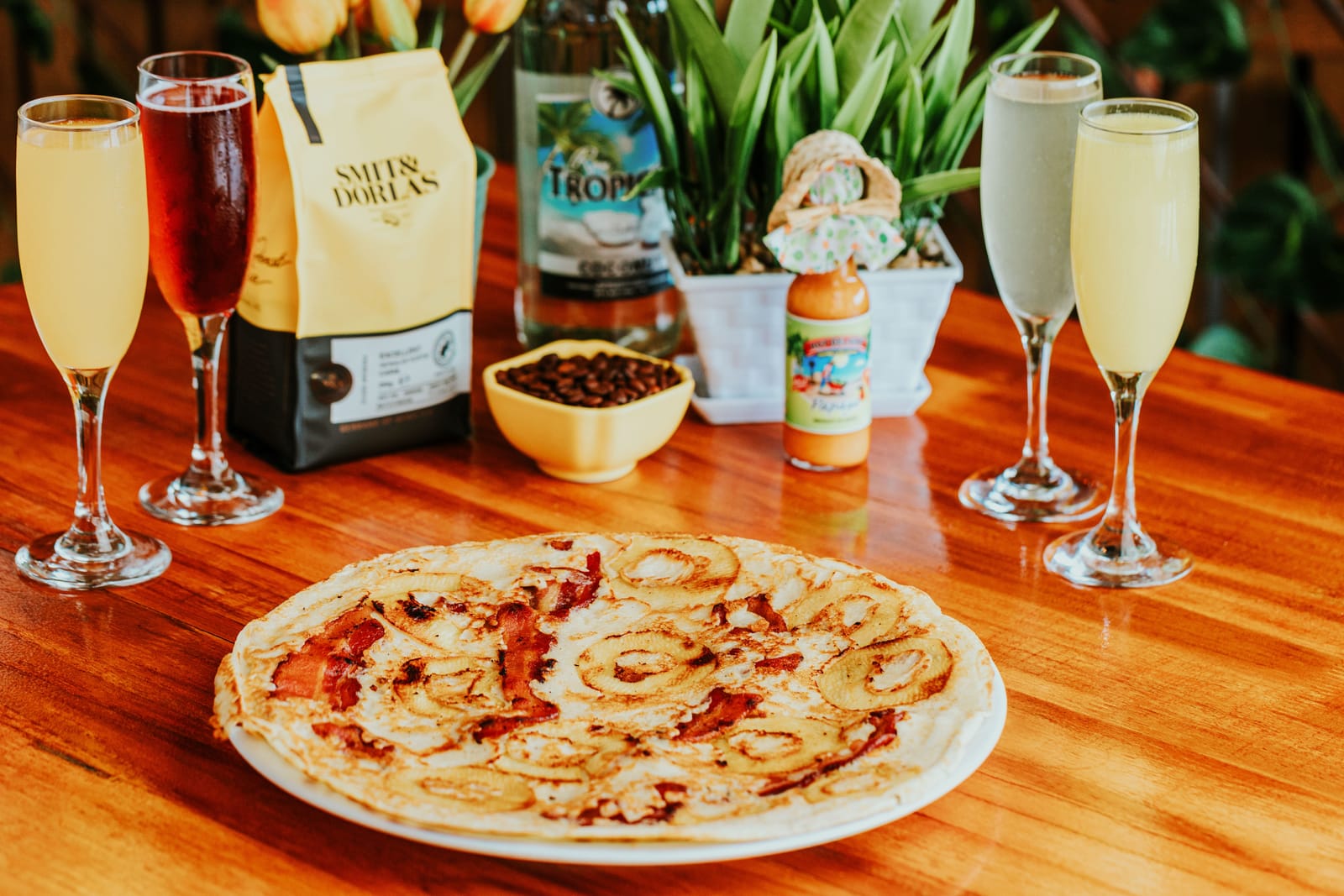 Bacon apple pancake spread